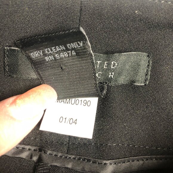 The Limited Capri Ankle Pants Womens Size 4 Black Stretch Flat Front - Picture 5 of 7